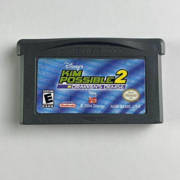 Kim Possible 2 Drakken's Demise (Nintendo Game Boy Advance, 2004) Cartridge Only - Picture 1 of 8